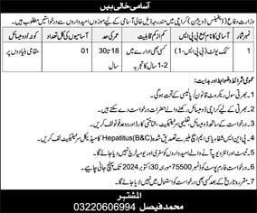 Population Welfare Department Jobs Lahore 2024