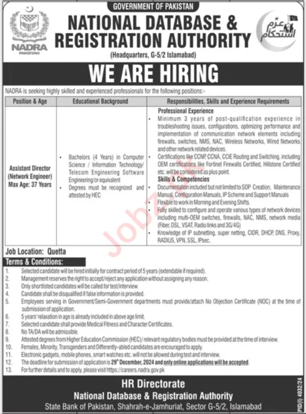 Chief Engineer Jobs At Sui Southern Gas Company