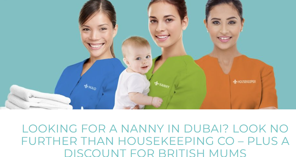 Nanny/Housekeeper And Maid Jobs In Dubai 2025